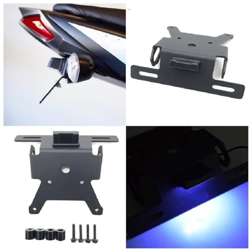 Support plaque immatriculation Suzuki SV650X anti vibration et robuste