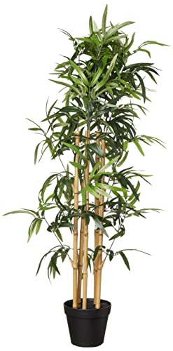 Amazon Basics Sztuczny Bambus, Zielony, 100 cm