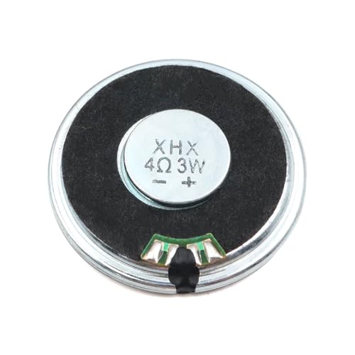 Klaxon rond en mylar pour réveils et jouets connectés 40 mm avec haut-parleur 4 Ohm 3 W résistant