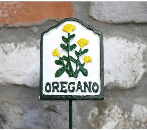 Metal Herb Markers Plants Labels Garden Sign Outdoor Herbs Tags Heavy Duty (Chives), youth large / 11-13, White