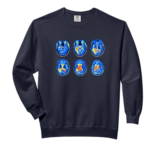 Brain Scan MRI Images of the Human Brain Comfort Colors Adult Sweatshirt