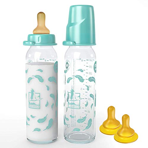 Lelekka 2 x Standard Glasflasche Flaschenset
