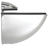 regalbodenträger metall ABMESSUNG / LIEFERUMFANG / FARBE: 25,5 x 84 x 69,4 mm, Bodentiefe max. 250 mm, maximale Belastung pro Konsole 25 kg, für Glas- oder Holzböden von 4-22 mm Stärke, 2 Clips chrom inkl. Montagematerial