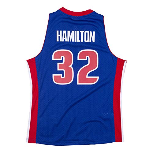 Mitchell & Ness Rip Hamilton #32 Detroit Pistons 2003-04 Swingman NBA Maglia Blu
