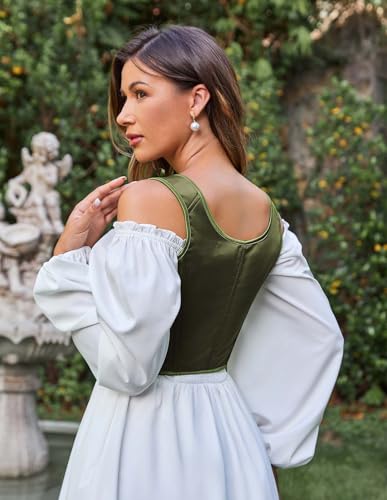 Image of Scarlet Darkness Women Renaissance Corset Pirate Bustier Top Bodice Bodyshaper