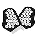 LRXIYODE 1 Pair Acupressure Massage Gloves with Spikes Handheld Yoga Mitts Face Body Massager for Pain Relief Easy to Use for Home Office Gym