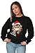 Classic Teaze Cute Santa Cat Meowy Christmas Pun Sweatshirt for Men or Women