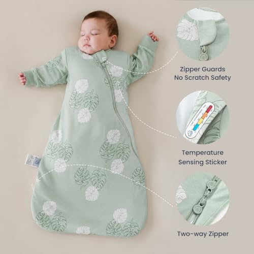 Image of kaiya baby Unisex Sleeping Bag for Babies and Toddlers 2.5 Tog Sleep Sack, Long Sleeve Sleep Sack, Wearable Blanket Baby