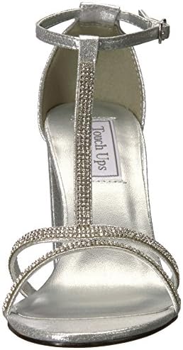 Touch Ups Women's Gwen Heeled Sandal, Silver, 8.5 M US | Image 1