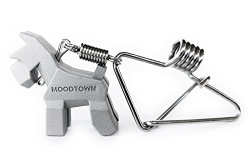 Moodtown Handcrafted Stainless Steel Dog Keychain Gift For Men And Women- Schnauzer Puppy Car Keyring Car Rear View Mirror Hanging Accessory #TOP4
