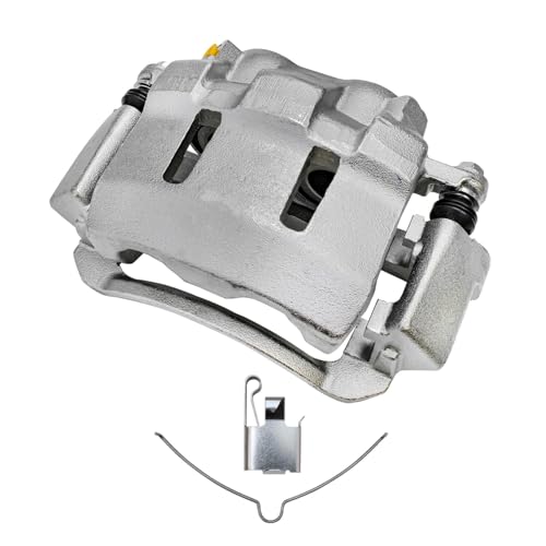 Image of Detroit Axle - Front Brake Calipers for 2000 2001 2002 2003 2004 Ford F-250 F-350 Super Duty Excursion, Disc Brake Calipers with Bracket Assembly Replacement