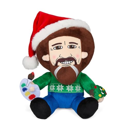Bob Ross Santa peluche Phunny Kidrobot : l'objet déco anti-stress pour fans de pop culture