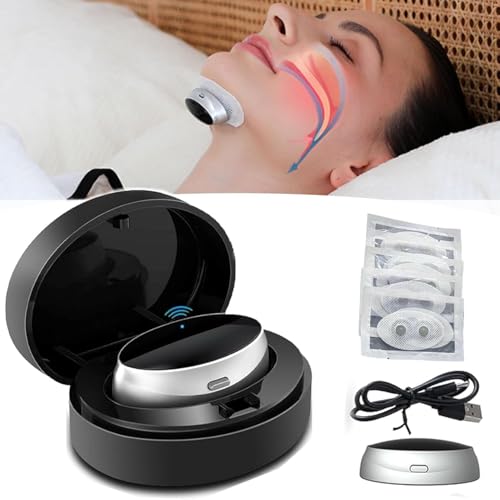 Z3 Pro Snoring Device, Z3 Pro Anti Snoring Device, Snoring Solution, Anti Snoring Devices- Portable 3-Speed Adjustable Device for Better Sleep, Comfortable (1 Set+10 Patches)