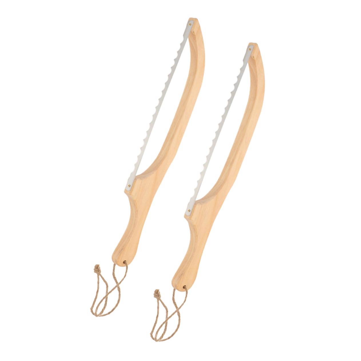 MAGICLULU 6 Pièces Outil Pour Trancher Le Coupe- En Acier Inoxydable Gâteau Gravé Coupe-gâteau Dentelé Outil De Coupe De Cuisson Coupe-gâteau En Acier Inoxydable Long Bois