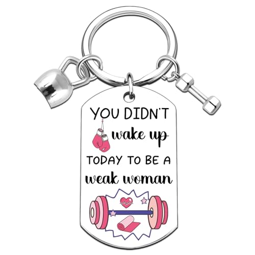 Ibiwe Gym Accessories for Women Fitness Gifts for Women Men Sports Lover Present Keychain Weight...
