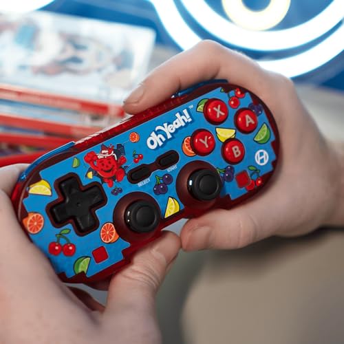 Image of Hyperkin Limited Edition Official Kool-Aid Pixel Art Bluetooth Controller - Officially Licensed - For Nintendo Switch, PC, Mac, Android, iOS (Oh Yeah)