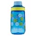 Rubbermaid Leak-Proof Chug Kids Water Bottle, 14 oz, Varsity Blue with Folded Hexagons Graphic