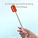 BEIDUOYANG Long Handle Fish Tanks Scrubber for Glass Aquariums Double Bristle Washing Scrubber Long Handle Brush Aquarium Cleaning Tools