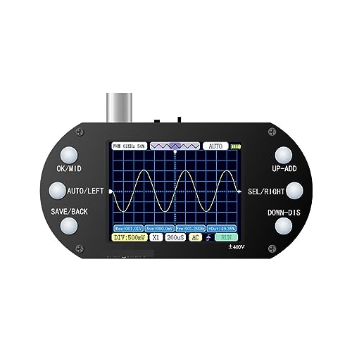 ミニ自動車用オシロスコープ ミニオシロスコープ 2.5Mhz サンプリングレート トリガー機能 自動/通常/シングル 電子修理 DIY用,長寿命(StyleB)