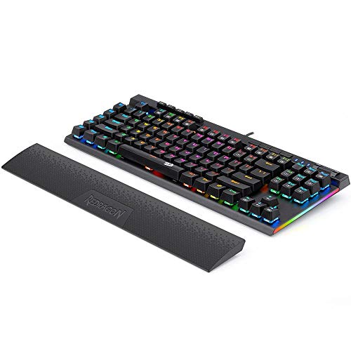 Teclado Mecânico Gamer Óptico Redragon Magic-Wand Switch Outemu Blue DIY RGB ABNT2 K587RGB-PRO (BLUE