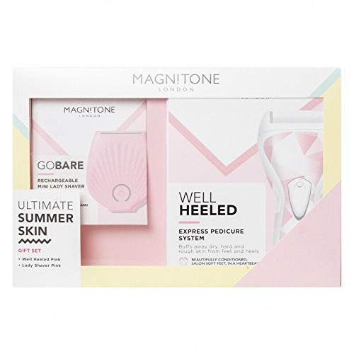 Magnitone Summer Sun Pack Go Bare Shaver & Well Heeled Express Pedicure