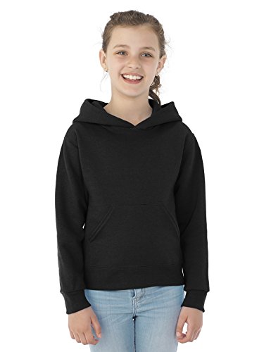 Jerzees Youth 50/50 NuBlend Pullover Hoodie - BLACK - X-Large