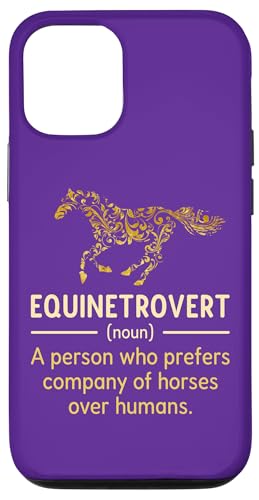 Carcasa para iPhone 15 Fun Horse Lover Humor Horse Definition Horse Girl Equestrian