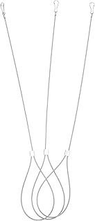 VILLCASE 3pcs Backyard Door Cable Latch, Stainless Steel Adjustable Gate Latch, Pull Gate Latch String Fence Gate Pull Lock Latch for Wooden Fence Gate Backyard Door Outdoor