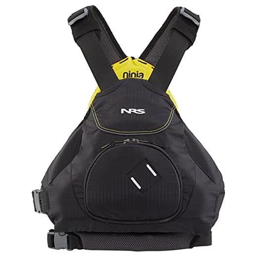 NRS Ninja Type 3 Side-Entry Paddling Life Jacket w/Pocket, Black, S/M (Open Box)