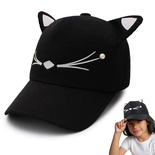 Image of VRITRAZ Kids Unisex Baseball Cap for Boys & Girls | Multiple Design, Adjustable Strap | Casual Cap (Age 4-12)