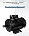 Air Compressor Motor 5HP Electric Motor 1750 RPM, Single Phase,184T Frame, 208V-230V, 1-1/8