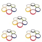 HOODANCOS 30 Stück Teiliges Buntes Kreppband Multifunktionales Markierband für Bekleidungsherstellung Leicht Abziehbar Selbstklebend für Schneiderarbeiten und DIY projekte