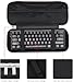 Arctic-Fox 60% Mechanical Keyboard Bag Case,Hard Shell Keyboard Traveling Bag,Hard Case for 60/65-Key Keyboard of Mini Keyboard (Extra Space)