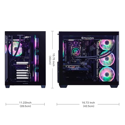 Image of MLOONG Pro Gaming PC, Ryzen 7 9800X3D, RTX 5070 Ti 16GB, 32GB DDR5, 2TB SSD, Win11 Home ATX Desktop Black