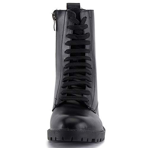 Buy Alexis Leroy Women's Original Zip Casual Lace up Fashion Mid Calf