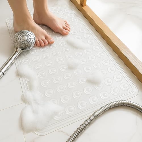 Tapete Banheiro Antiderrapante, Box, 40x100cm, com Furos de Drena...