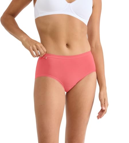 Slip femme sloggi Basic+ Midi invisible sous les vêtements avec coutures plates
