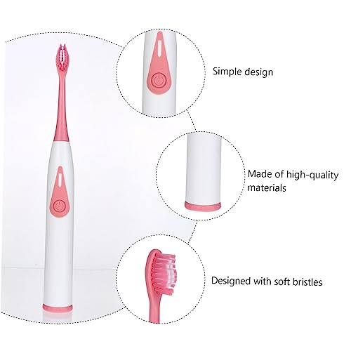 Veemoon Elektrische Zahnbürste Mit Vibration Von Intelligente Schüttelfunktion Zur Routineverbesserung Tragbar Für Zuhause Und Reise Effektives Entfernen Von Zahnstein Und Verfärbungen – Bild 6