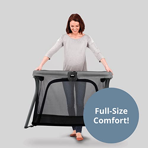 Chicco Alfa Lite® Lightweight Travel Playard, Portable Playpen For Babies And Toddlers, Snap-Open/Compact Fold Design,13 Lbs., Baby Travel Essential | Midnight/Navy #TOP7