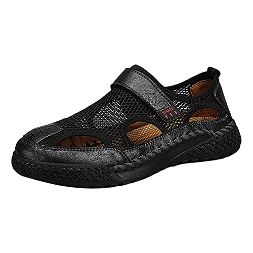 Sandalias Hombre Sandalias Hombre Piel Albarcas Zapatillas Verano Casa Cómodas Zapatos Cómodos Vestir Marrones Cuero Comodos De Cubanas Negras Oficina Chanclas 37 46 Mocasines Zapato Cholas Talla 48