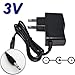TOP CHARGEUR * Adaptador Alimentación Cargador Corriente 3V Reemplazo Recambio Cortapelos Afeitadora Babyliss E791E