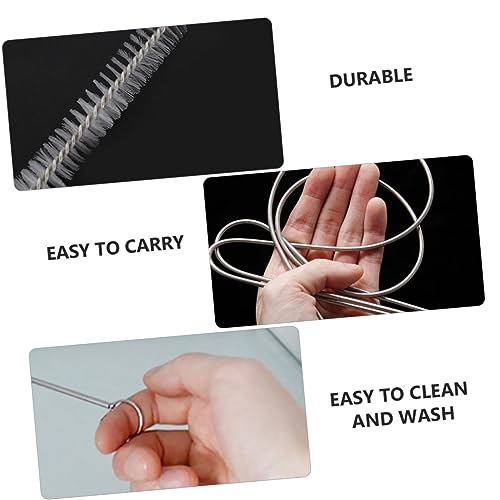 Herramientas de limpieza para desagüe de refrigerador Tofficu, 4 piezas, cepillo flexible para limpieza de desagües de nevera, duradero y práctico para todas las marcas de refrigeradores miniatura 3