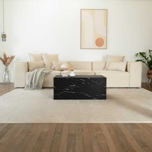 Home Deluxe - Sofa Verona - Beige, Größe: M - ca. 327 x 70 x 120 cm, Sitzhöhe: 46 cm, Sitztiefe: 80 cm, inkl. Kissen I Modulares Sofa Modulsofa Ecksofa Wohnlandschaft – Bild 5