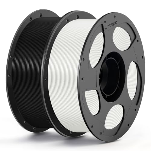 Image of ANYCUBIC ASA Filament 1.75mm Bundle, 2KG Spool, Black+Ivory