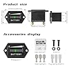 NInE-ROnG Lead Acid Battery Indicator Meter Gauge/Waterproof Battery Capacity Meter,Universal LCD Digital BAT Discharge Alert, Use for Golf Cart,Fork Lifts, Star Car, EZGO, Club Car (36V) #5