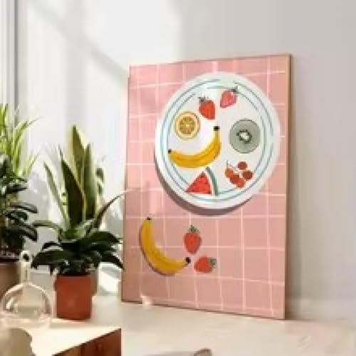 Nourriture modernes affiches et images sur toile grand format avec cadre - 3