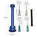 ROYALEAD Aluminum Alloy Manual Syringes Dispenser Plunger Tool Solder Flux Pastes Booster for UV Solder Mask Ink Welding Oil Push