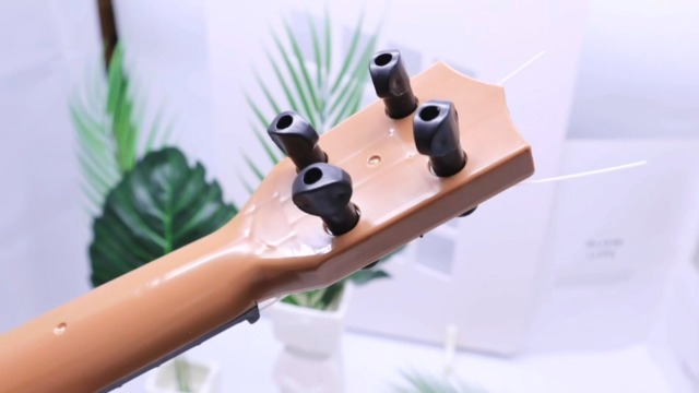 Gitaar voor kinderen, 38 cm ukelele voor kinderen met 4 verstelbare