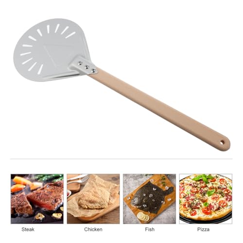 Pelle à pizza perforée en aluminium pour ne plus brûler vos pâtes - 6
