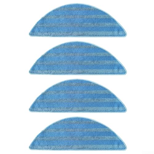 Juego de paños de fregona hechos de material de microfibra de alto rendimiento diseñado para resultados óptimos de limpieza del suelo (paquete de 4)